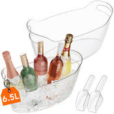 Lifewit cubo de hielo 6.5L para fiestas, ideal para enfriar varias botellas.
