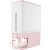 Lifewit dispensador de arroz con capacidad para 25 libras frente para almacenar y mantener fresco