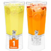 Lifewit 1 galón dispensadores para jugo y limonada, ideales para fiestas y reuniones.