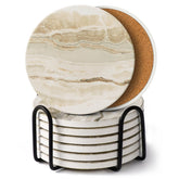 LIFVER posavasos cerámicos marmol protegen la mesa y decoran.