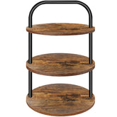 Soporte Lilybud para magdalenas de tres niveles, ideal para exhibir pasteles en fiestas.