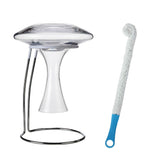 Lily's Home: soporte secado decantador invertido para evitar manchas de agua.