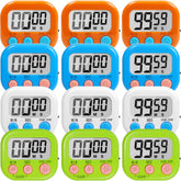 Temporizadores LinaustFB de 12 piezas con magnetismo y gran pantalla para aula.