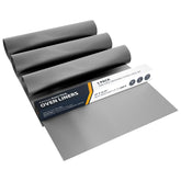 Linda's Essentials forro de horno plateado, 3-pack, facilita la limpieza.