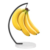 Livabber soporte para plátanos con base de mármol mantiene la fruta fresca y ordenada