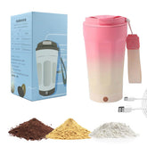 LMFUEN taza USB con mezcla automática, ideal para café rápido en casa o en la oficina.