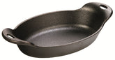 Lodge mini-servidor oval 16 onzas, hierro fundido para cocción uniforme.