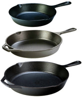 Serie Lodge sartenes de hierro fundido de 12 pulgadas para dorar y sellar carnes