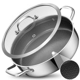 LOLYKITCH sartén de saltear con superficie híbrida cerámica antiadherente para cocinar sin pegar