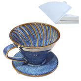 LonMuseum cafetera goteo cerámica: extracción suave para sabores definidos.