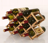 LoongZDD estante de vino con diseño plegable para encimado y ahorro de espacio.