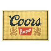 Almohadilla LORD'S ROCKS Coors Banquet para mostrador, protege derrames y mantiene el área ordenada.