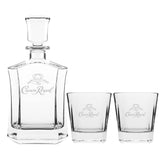 LORD'S ROCKS decantador Crown Royal 750 ml para exhibir whisky con elegancia