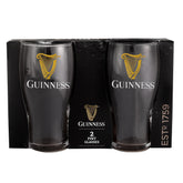 Vaso LORD'S ROCKS con arpa visible, ideal para Guinness y espuma estable.