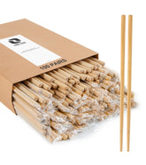 LOROTOCO palillos de bambú envueltos individualmente, ideales para viaje y comodidad diaria.