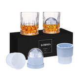 Vaso de whisky LORSIA de 10 onzas para degustaciones elegantes