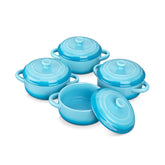 LOVECASA mini cocotte con tapas para porciones individuales y presentación elegante.