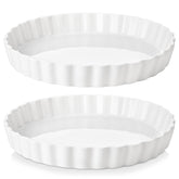 LOVECASA molde-pie-porcelana-10-pulgadas para hornear tartas con desmolde suave.