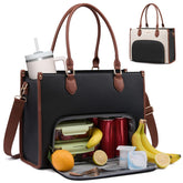 LOVEVOOK bolso almuerzo 3 en 1 para trabajo, comodidad y organización.