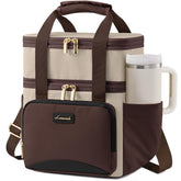 LOVEVOOK bolsa de almuerzo aislada con gran capacidad para comidas y snacks.