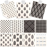 Lucomb paños de cocina con 10 patrones decorativos para secar y limpiar.