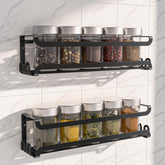 LUCYCAZ estante de especias para pared, dos pack, acceso rápido y orden en la cocina.