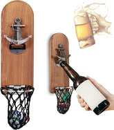 LUCYLANKER abrebotellas de pared con imán para tapas, práctico y ordenado.