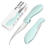 Luvan desvenador de camarones con cuchilla afilada de acero inoxidable para desvenar rápido.