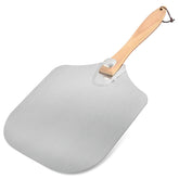 Pala Luvan para pizza con mango de madera plegable facilita transferir pizzas.