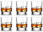 Vasos de whisky LUXU premium 11 oz, juego de 6 para disfrutar whisky de malta.