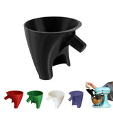LWOGD embudo de harina para KitchenAid, vertidos limpios y precisos en el tazón.