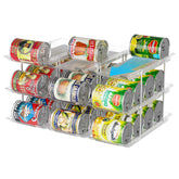 Organizador LXLXXL para latas, sistema rodante que facilita la rotación PEPS en la despensa.