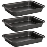 Lyellfe bandeja rectangular para hornear 13x9, profunda, ideal para brownies y galletas.