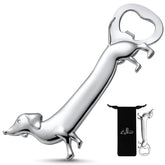 LYWUU abridor de botellas dachshund, diseño vivo, regalo ideal para amantes de perros.