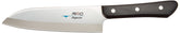 Mac Knife Santoku Superior, hoja de 2 mm para cortes limpios en frutas y verduras.