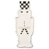Plato para galletas Courtly Noel de MACKENZIE-CHILDS, ideal para servir dulces navideños.