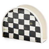 Porta-servilletas Mackenzie-Childs Courtly Check, ideal para cócteles en la mesa