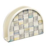 Mackenzie-Childs Porta-Servilletas esmaltado, vista general, aporta estilo a la mesa.