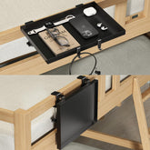 Magheo estante lateral para cama plegable, fácil acceso y ahorro de espacio.