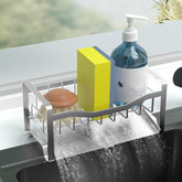 Maifan caddy para fregadero en acero inoxidable con drenaje automático para encimera seca.