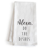MAINEVENT Alexa lavar platos: toalla de cocina blanca 18x24, absorbente para secar platos