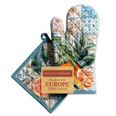 Maison d' Hermine guante horno con diseño Agrume para manejar bandejas calientes.