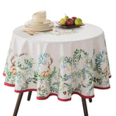 Maison d'Hermine mantel redondo para mesa de 69 pulgadas, elegante y práctico.