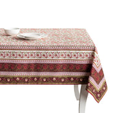 Mantel rectangular Maison d'Hermine, 60x120 pulgadas, ideal para cenas festivas y decoraciones.