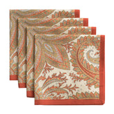 Maison d' Hermine Kashmir Paisley 20x20: servilletas elegantes para cenas festivas.