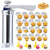 MAJCL Prensa galletas Spritz con 20 discos para crear diseños consistentes en casa