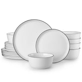 MALACASA Lexi, plato de cena 26 cm para porciones generosas en mesa moderna.