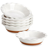 MALACASA mini tartas de 6 porciones con borde ondulado, ideal para porciones individuales.