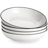 Tazón MALACASA para pasta de 10 pulgadas con gran capacidad 56 oz, ideal para porciones generosas.