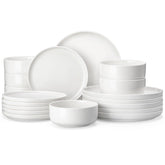 MALACASA Serie LUNA: conjunto de 18 piezas, ideal para cenas familiares elegantes.